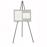Heavy-Duty Adjustable Display Folding Easel, Black