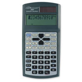 Compucessory Dual Power Scientific Calculator, Charcoal gray