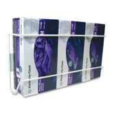 Triple Glove Box Holder, Vertical, 16-1/4"x3-1/2"x8-1/4"