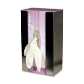 Glove Box Holder, Single, 5-1/2"x3-3/4"x10", Stainless Steel