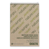Recycled Steno Book, White