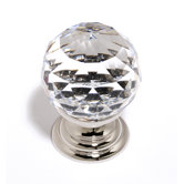 Swarovski Crystal 1.18" Crystal Spherical Knob