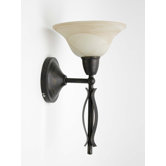 Wandleuchte "Fiore" in Bronze antik