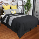 Greek Key 5 Piece Comforter Set