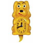 Pooch Clocker Spaniel Yellow Wall Clock