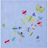 Summer Butterfly Kids Rug