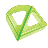 Sandwich Cutters Good Bites Translucent in Lime Green