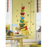 Licensed Designs Pooh Peel and Stick Growth Chart