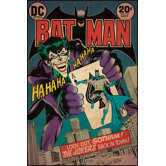 Batman / Joker Issue Peel and Stick Comic Book Cover Wall Decal