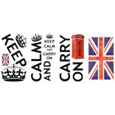 Keep Calm Peel and Stick Wall Decals