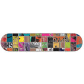 Art of Board Skateboard and Dots Peel and Stick Giant Wall Decals