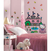 Hello Kitty Princess Castle Giant Peel and Stick Mural
