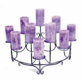 Williamsburg Iron Spandrels Hearth Candelabra