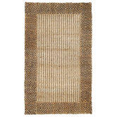 Jute Berber Brown/Natural Diamond Rug