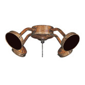Universal Four Light Branched Ceiling Fan Light Kit