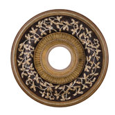 Jessica McClintock Salon Grand Ceiling Medallion in Florence Patina