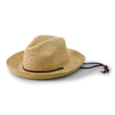 Kids' Raffia Hat with Chin Strap