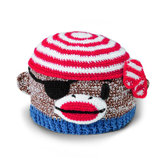 Kids' Pirate Monkey Crochet Beanie Hat