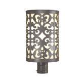Nanti One Light Outdoor Post Lantern in Iron Oxide