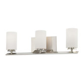 Inoui Three Light Bath Vanity in Brushed Nickel
