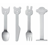 Children's 4 Piece Animal Friends Cutlery Set