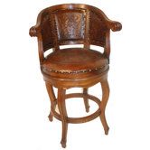 Cardinal Wood Barstool