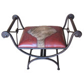 Colonial Single Vanity Iron Bench