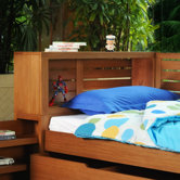 Flyer Slat Bookcase Headboard