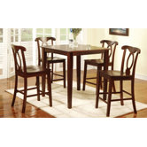 5 Piece Counter Height Pub Table Set