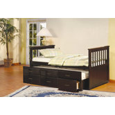 Scout Twin Captain Bed with Trundle