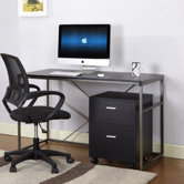 Tempered Glass Computer Table