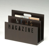 Wood Magazine Rack