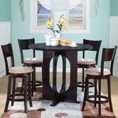 Wood Pub Table Set