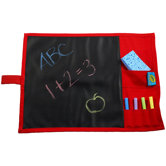 Doodlebugz Crayola Chalkboard Placemat in Red