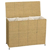 Seagrass KD Triple Sorter with Removable Bags