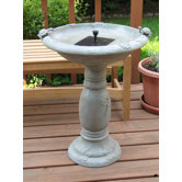 Country Gardens Solar Birdbath