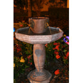 Milano Lions Head Solar on Demand Estate Fountain