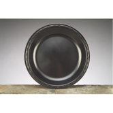 10.25" Elite Laminated Foam Round Plates in Black