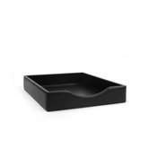 Old Leather Letter Tray without Lid