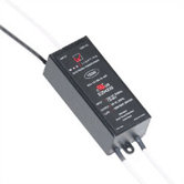 100W 12V Electronic Remote Transformer in Black