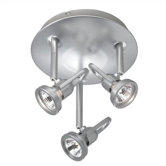 Low Voltage Three Spot Light Semi Flush Mount Ceiling Canopy for 82