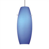 Line Voltage Pendant Glass Shade in Light Blue