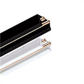 Linear System Track with End Cap and Mounting Hardware