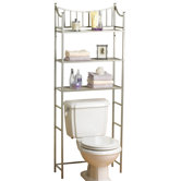 Medina Spacesaver Shelves in Pearl Nickel