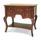 Francesca Queen Ann Low Boy in Mahogany
