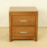 Charlotte 2 Drawer Bedside Table