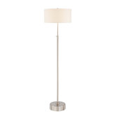 One Light Floor Lamp in Nickel