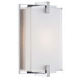 Cubism One Light Wall Sconce in Chrome
