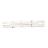 Intersection Eight Light Bath Vanity in Polished Nickel