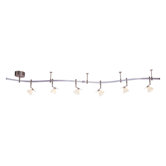 GK Lightrail Kit with White Acid Etched Glass Shade